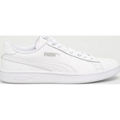 Puma - Buty Smash v2. Białe buty sportowe męskie Puma, ze skóry, na sznurówki. W wyprzedaży za 219,90 zł.