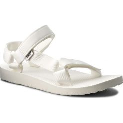 Sandały TEVA - Original Universal 1003987 Bright White. Białe klapki damskie Teva, bez wzorów, z tworzywa sztucznego, bez obcasa. Za 199,99 zł.