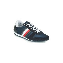 Buty Tommy Hilfiger BRANSON 15C. Niebieskie trampki męskie TOMMY HILFIGER, bez wzorów, bez zapięcia. Za 349,00 zł.