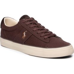 Tenisówki POLO RALPH LAUREN - Sayer 816764497006 Brown. Pomarańczowe półbuty męskie Polo Ralph Lauren, bez wzorów, z zamszu, klasyczne, bez zapięcia. Za 359,00 zł.