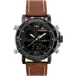 Zegarek Naviforce ZEGAREK MĘSKI NAVIFORCE - NF9134 (zn075d) - brown/beige + box uniwersalny. Brązowe zegarki męskie Naviforce. Za 145,00 zł.