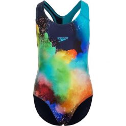 Stroje jednoczęściowe dziewczęce: Speedo DIGI Kostium kąpielowy navy/turquoise/green
