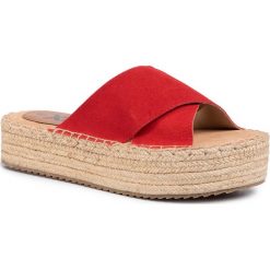 Espadryle XTI - 49134 Red. Czerwone espadryle damskie Xti, bez wzorów, z zamszu, bez obcasa. Za 169,00 zł.