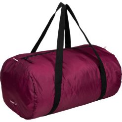 Torba fitness 30 l składana. Niebieskie plecaki męskie DOMYOS, bez wzorów, z poliesteru, sportowe. Za 14,99 zł.