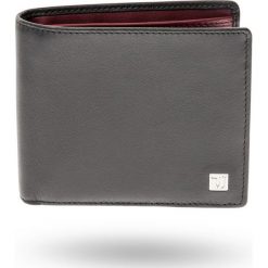 PORTFEL trussardi jeans. Czarne portfele męskie Trussardi Jeans, z aplikacjami, z jeansu. Za 379,00 zł.