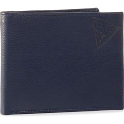 Duży Portfel Męski GUESS - New George Slg SM2694 LEA27 BLU. Niebieskie portfele męskie Guess, z aplikacjami, ze skóry. W wyprzedaży za 209,00 zł.