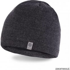 Czapka komin + rękawiczki ciemno szary. Szare rękawiczki męskie marki N/A, na zimę. Za 75,00 zł.