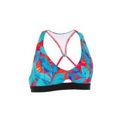 Góra kostiumu kąpielowego AGATHA WALIS damska. Niebieskie t-shirty damskie OLAIAN, bez wzorów, z elastanu, bez rękawów. Za 59,99 zł.