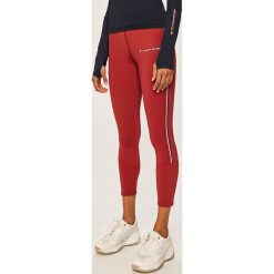 Tommy Sport - Legginsy. Brązowe spodnie damskie Tommy Sport, s, z elastanu. Za 279,90 zł.