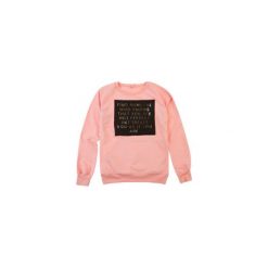 Bluza damska ze ściągaczami, nierozpinana gładka, z printem sportowa. Różowe bluzy sportowe damskie marki TXM. Za 19,99 zł.