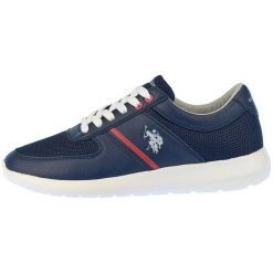 U.S. Polo Assn. Tenisówki Męskie Dillier 44 Ciemnoniebieskie. Szare trampki męskie U.S. Polo Assn., bez wzorów, bez zapięcia. Za 289,00 zł.