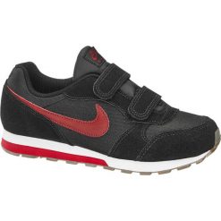 Buty dziecięce Nike Md Runner 2 (Td) NIKE czarne. Czarne buciki niemowlęce Nike, z gumy, na rzepy. Za 139,90 zł.