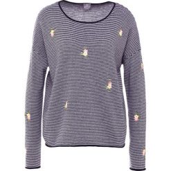 Swetry klasyczne damskie: FTC Cashmere EMBROIDERY Sweter dark blue