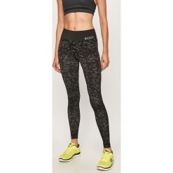 Roxy - Legginsy. Brązowe spodnie damskie Roxy, s, bez wzorów, z elastanu. Za 219,90 zł.