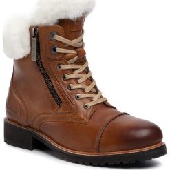 Trapery PEPE JEANS - Melting Russ PLS50377 Tobacco 859. Pomarańczowe trapery damskie Pepe Jeans, z jeansu, bez obcasa, bez zapięcia. W wyprzedaży za 499,00 zł.
