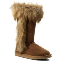 Buty LASOCKI - WS17888-7 Camel. Brązowe bez kategorii marki Lasocki, z materiału, przed kolano, na wysokim obcasie. Za 229,99 zł.