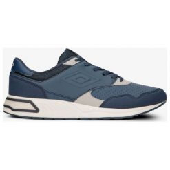 Umbro Laystall Low buty męskie, granatowy, rozmiar 42. Niebieskie buty sportowe męskie Umbro, z gumy, bez zapięcia. W wyprzedaży za 79,99 zł.