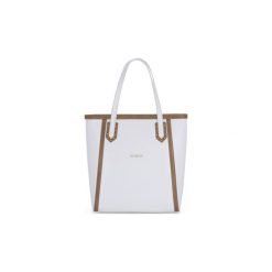 Torby shopper Nero Giardini MP NERO GIARDINI BIANCO. Białe torby damskie na zakupy marki Nero Giardini MP, bez wzorów, bez dodatków. Za 672,18 zł.