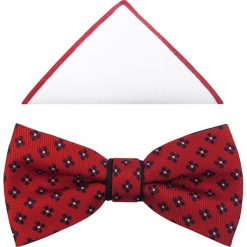 Czerwona mucha męska w drobne kwiatki A210. Czerwone muszki męskie Modini Moda Męska, na co dzień, w kwiaty, z tkaniny, eleganckie. W wyprzedaży za 44,55 zł.