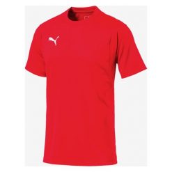 Puma Liga Training Jersey Koszulka Czerwony. Czerwone podkoszulki męskie Puma, m, z haftami, z poliesteru, bez kołnierzyka, krótkie. Za 102,95 zł.