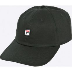 Fila - Czapka. Czarne czapki męskie Fila, bez wzorów, z bawełny. Za 139,90 zł.