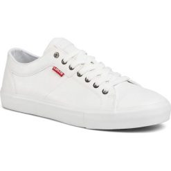 Tenisówki LEVI'S - 38099-1595-51 Regular White. Białe półbuty męskie Levi's®, na co dzień, bez wzorów, z gumy, bez zapięcia. Za 259,00 zł.