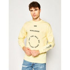 Bluza Vans Distortion VN0A49QLYKA1. Żółte bluzy męskie Vans, m, bez wzorów, z bawełny, bez kołnierzyka, bez rękawów, bez kaptura. W wyprzedaży za 129,00 zł.