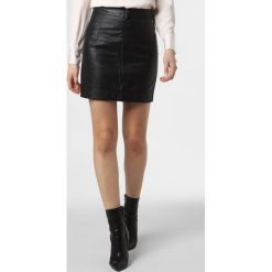 Armani Exchange - Spódnica damska, czarny. Czarne spódniczki damskie ze skóry, krótkie, mini, dopasowane. Za 599,95 zł.