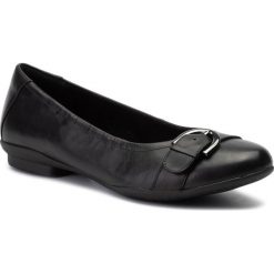 Baleriny CLARKS - Neenah Lark 261356475 Black Leather. Czarne baleriny damskie Clarks, bez wzorów, ze skóry, bez obcasa, na płaskiej podeszwie, bez zapięcia. Za 349,00 zł.