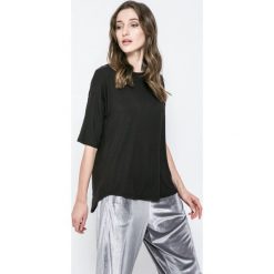 DKNY - Top piżamowy. Czarne piżamy damskie marki DKNY, s, z elastanu. W wyprzedaży za 89,90 zł.
