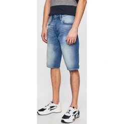 Jack & Jones - Szorty. Niebieskie spodenki i szorty męskie Jack & Jones, s, bez wzorów, z elastanu, casualowe. W wyprzedaży za 99,90 zł.