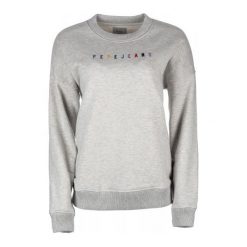 Pepe Jeans Bluza Damska Olaia L Szary. Szare bluzy damskie Pepe Jeans, l, z nadrukiem, z jeansu, bez rękawów, bez kaptura. W wyprzedaży za 249,00 zł.