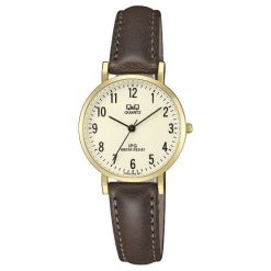 Zegarek Q&Q QZ03-103 Klasyczny damski brązowy. Pomarańczowe zegarki damskie Q&Q. Za 89,00 zł.