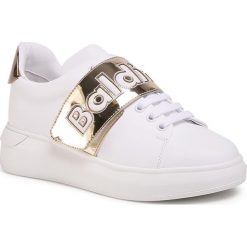 Sneakersy BALDININI - 099124XVISP9086XXXXX Bianco/Specchio. Białe półbuty damskie Baldinini, bez wzorów, ze skóry, bez obcasa, na płaskiej podeszwie, bez zapięcia. Za 2079,00 zł.