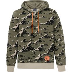 Bluza z kapturem bonprix oliwkowy moro. Zielone bluzy męskie bonprix, s, moro, z kapturem, bez rękawów, z kapturem. Za 99,99 zł.