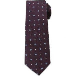 Casualowy Krawat Męski w Kropki i Kwiatki -6,5cm- Chattier, Kolorowy KRCH0944. Krawaty męskie Chattier, w kwiaty, z tkaniny, eleganckie. Za 39,00 zł.