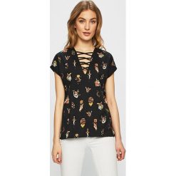 Medicine - Top Tattoo Konwent. Czarne bluzki damskie MEDICINE, s, bez wzorów, z bawełny, bez kołnierzyka. W wyprzedaży za 39,90 zł.