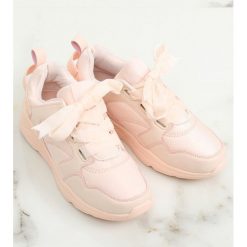 Buty sportowe różowe SIRMIONE. Różowe buty sportowe damskie FunKee.pl, bez wzorów, z tkaniny, sportowe. Za 67,99 zł.