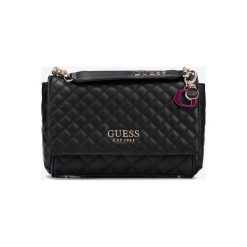 Guess Brielle Cross body bag Czarny. Czarne torebki klasyczne damskie Guess, w paski, z poliesteru, bez dodatków. Za 548,95 zł.