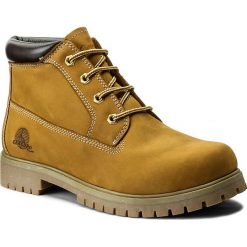 Trapery CANGURO - A029-304 Yellow/Brown. Pomarańczowe bez kategorii marki Canguro, ze skóry ekologicznej. W wyprzedaży za 159,00 zł.