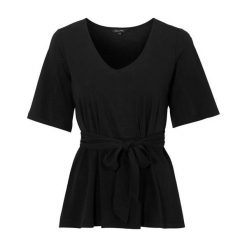 Happy Holly Bluzka Moa czarny female czarny 48/50. Czarne bluzki damskie w paski, z dżerseju. Za 119,00 zł.