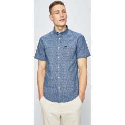 Lee - Koszula. Niebieskie koszule męskie Lee, s, w kwiaty, z bawełny, casualowe, button down, z krótkim rękawem. W wyprzedaży za 99,90 zł.