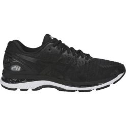 Buty Asics GEL-Nimbus 20 M Czarne. Czarne buty sportowe męskie Asics, z włókna, na sznurówki, do biegania. Za 449,99 zł.