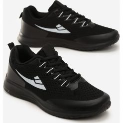Czarne Buty Sportowe Harmondsworth. Czarne buty sportowe męskie Born2be, na sznurówki, do biegania. Za 89,99 zł.