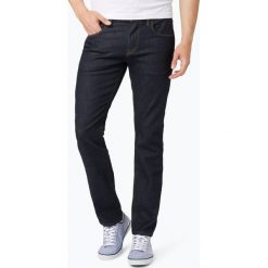 Tommy Hilfiger - Jeansy męskie – Denton, niebieski. Szare proste jeansy męskie marki TOMMY HILFIGER, z bawełny. Za 449,95 zł.