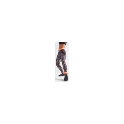 Legginsy fitness kardio damskie. Czarne legginsy sportowe damskie DOMYOS, xl, bez wzorów, z elastanu, na fitness i siłownię. Za 69,99 zł.