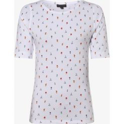 Franco Callegari - T-shirt damski, biały. Białe t-shirty damskie Franco Callegari, z nadrukiem, z bawełny, bez kołnierzyka. Za 89,95 zł.