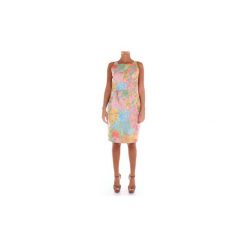 Sukienki krótkie Moschino A04220815. Szare sukienki damskie MOSCHINO, bez wzorów, bez kołnierzyka, z krótkim rękawem, krótkie, mini. Za 804,96 zł.