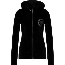 Bluza Plein Sport F19C WJB0928 STE003N. Czarne bluzy sportowe damskie Plein Sport, l, bez wzorów, z elastanu, bez rękawów, bez kaptura. W wyprzedaży za 979,00 zł.