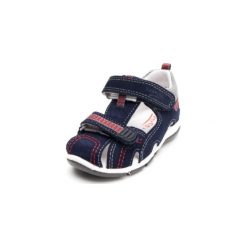 Superfit Boys Sandały Freddy ocean kombi (średnie) - niebieski - Gr.22. Niebieskie buciki niemowlęce Superfit, ze skóry, bez zapięcia. Za 209,00 zł.